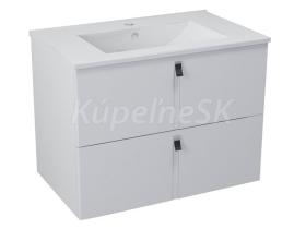 Sapho MITRA umývadlová skrinka 74,5x55x45,2 cm, biela