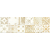 Rako Majolika WARVE148 obklad dekorovaný 20x60cm viacfarebná lesklá reliéfová, 1.tr.