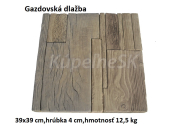 JAPE Gazdovská dlažba 39x39x4cm, betón-imitácia dreva, exteriér-mrazuvzdorná