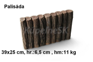 JAPE Palisáda 39x25cm, betón-imitácia dreva