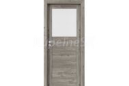 PORTA Doors SET Rámové dvere VERTE B2, laminofólia 3D Dub sibírsky +zárubeň+kľučka