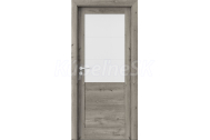 PORTA Doors SET Rámové dvere VERTE B3, laminofólia 3D Dub sibírsky +zárubeň+kľučka