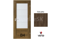 PORTA Doors SET Rámové dvere VERTE B4, laminofólia 3D Dub južný +zárubeň+kľučka