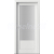PORTA Doors SET Rámové dvere VERTE B4, laminofólia 3D Super Matt biela +zárubeň+kľučka