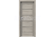 PORTA Doors SET Rámové dvere VERTE G.0 plné, 3D fólia Agát strieborný + zárubeň