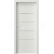 PORTA Doors SET Rámové dvere VERTE G.1 so sklom, 3D fólia Wenge white + zárubeň
