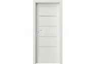 PORTA Doors SET Rámové dvere VERTE G.1 so sklom, 3D fólia Wenge white + zárubeň