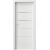 PORTA Doors SET Rámové dvere VERTE G.2 so sklom, fólia Biela + zárubeň