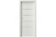 PORTA Doors SET Rámové dvere VERTE G.2 so sklom, 3D fólia Wenge white + zárubeň