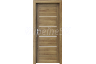 PORTA Doors SET Rámové dvere VERTE G.4 so sklom, 3D fólia Agát medový + zárubeň