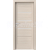PORTA Doors SET Rámové dvere VERTE G.3 so sklom, fólia Orech bielený + zárubeň