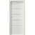 PORTA Doors SET Rámové dvere VERTE G.3 so sklom, 3D fólia Wenge white + zárubeň