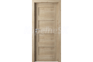 PORTA Doors SET Rámové dvere VERTE PREMIUM A.0 Plné, 3Dfólia Dub Klasický+zárubeň