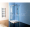 Polysan EASY LINE rohový sprchový kút 90x90x190cm, posuvné dvere, rám chróm, sklo číre