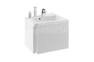 RAVAK SD 10° skrinka pod rohové umývadlo, R, 65x53,5x45 cm, biela + CLEANER čistič