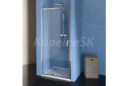 Polysan EASY LINE otočné sprchové dvere do niky 760-900 mm, Číre/leštený Hliník