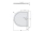 Polysan ISA 100 sprchová vanička z liateho mramoru, polkruh 100x100x4cm, biela