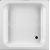 Jika SOFIA Oceľová hlboká sprchová vanička, 90x90x14,5cm, hladký povrch, biela, Anti slip