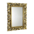 Sapho SCULE zrkadlo v ráme, 70x100cm, zlatá Antique