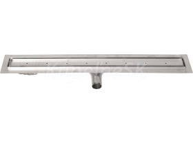 Gelco MANUS PIASTRA nerezový sprchový kanálik s roštom pre dlažbu, 1150x130x55 mm