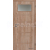 Doornite CPL-Premium laminátové DOMINANT 1 SKLO Natural interiérové dvere, DTD