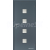 Doornite CPL-Premium laminátové QUADRA 4 SKLO Antracit interiérové dvere