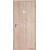 Doornite CPL-Premium laminátové QUADRA 1 SKLO Bardolino interiérové dvere
