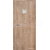 Doornite CPL-Premium laminátové QUADRA 1 SKLO Dub prírodný-vertikálny interiérové dvere
