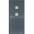 Doornite CPL-Premium laminátové QUADRA 2 SKLO Antracit interiérové dvere