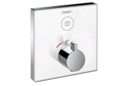 Hansgrohe Shower Select Glass podomietkový termostat-ovládanie pre 1 spotrebič, chróm