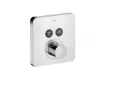 Axor SHOWER Select podomietkový termostat pre 2 spotrebiče,chróm 367070