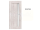 ERKADO SET Rámové dvere FRÉZIA 1 presklené, fólia Greko, Biela + zárubeň