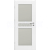 ERKADO SET Rámové dvere FORZÍTIA 1 presklené, fólia Premium Biela+zárubeň+kľučka