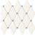 Tubadzin Abisso white mozaika 27x29,8 KARELIA