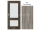 PORTA Doors SET Rámové dvere VERTE PREMIUM C.2 skloMat, 3Dfólia Dub Sibírsky+zárubeň