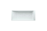 Laufen Kartell BY LAUFEN voľne stojaca vaňa 176x76cm,s osvetleným otvorom prepadu,biela