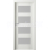 PORTA Doors SET Rámové dvere VERTE PREMIUM A.4 skloMat, 3Dfólia Wenge White+zárubeň