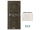 PORTA Doors SET Rámové dvere VERTE PREMIUM B.0 Plné, 3Dfólia Nórska Borovica+zárubeň
