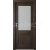 PORTA Doors SET Rámové dvere VERTE PREMIUM C.1 skloMat, 3Dfólia Dub Tmavý+zárubeň