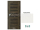 PORTA Doors SET Rámové dvere VERTE PREMIUM D.0 Plné, 3Dfólia Wenge White+zárubeň