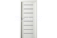 PORTA Doors SET Rámové dvere VERTE PREMIUM D.8 skloMat, 3Dfólia Wenge White+zárubeň