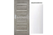 ImperioDoor set interiérové rámové dvere EVIA.3, 3DTopDekor Borovica Bielená +Zárubňa