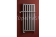 PMH Darius kúpeľňový designový radiátor 1500/600 (v/š), 647 W,lesklá metalická striebor