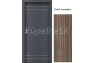 PORTA Doors SET Rámové dvere LINE, vzor D.1, farba Orech Naturálny, so zárubňou a kľučkou