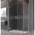 Ronal Pur PUDT3P Bočná stena pre dvere v 90° s vyr.profilom,90x200,Chróm/Sklo Durlux