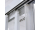 Roth PD3N 100x190cm posuvné sprchové dvere do niky, Brillant/Transparent