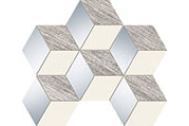 Tubadzin Senza grey hex  mozaika 22,1x29,8 SOHO