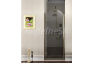 Gelco ANTIQUE sprchové krídlové dvere 800 mm, číre sklo, ľavé, bronz