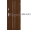 ERKADO HERSE LUX SET vchodové bytové dvere Plné Intarzie 46mm Greko Orech+Zárubňa