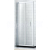 SAMTEK sprchové dvere QUIDO skladacie 80x185,Univerz,rám lesklý Al,sklo 6mm číre SANS-PORE